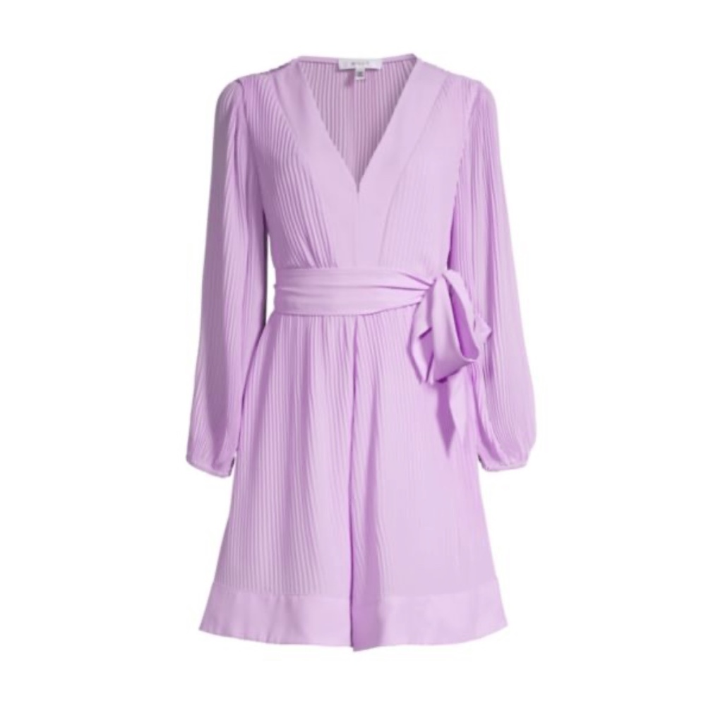 MILLY Knit Pleat Fit-&-Flare Dress - Size 8 worn once for a baby shower